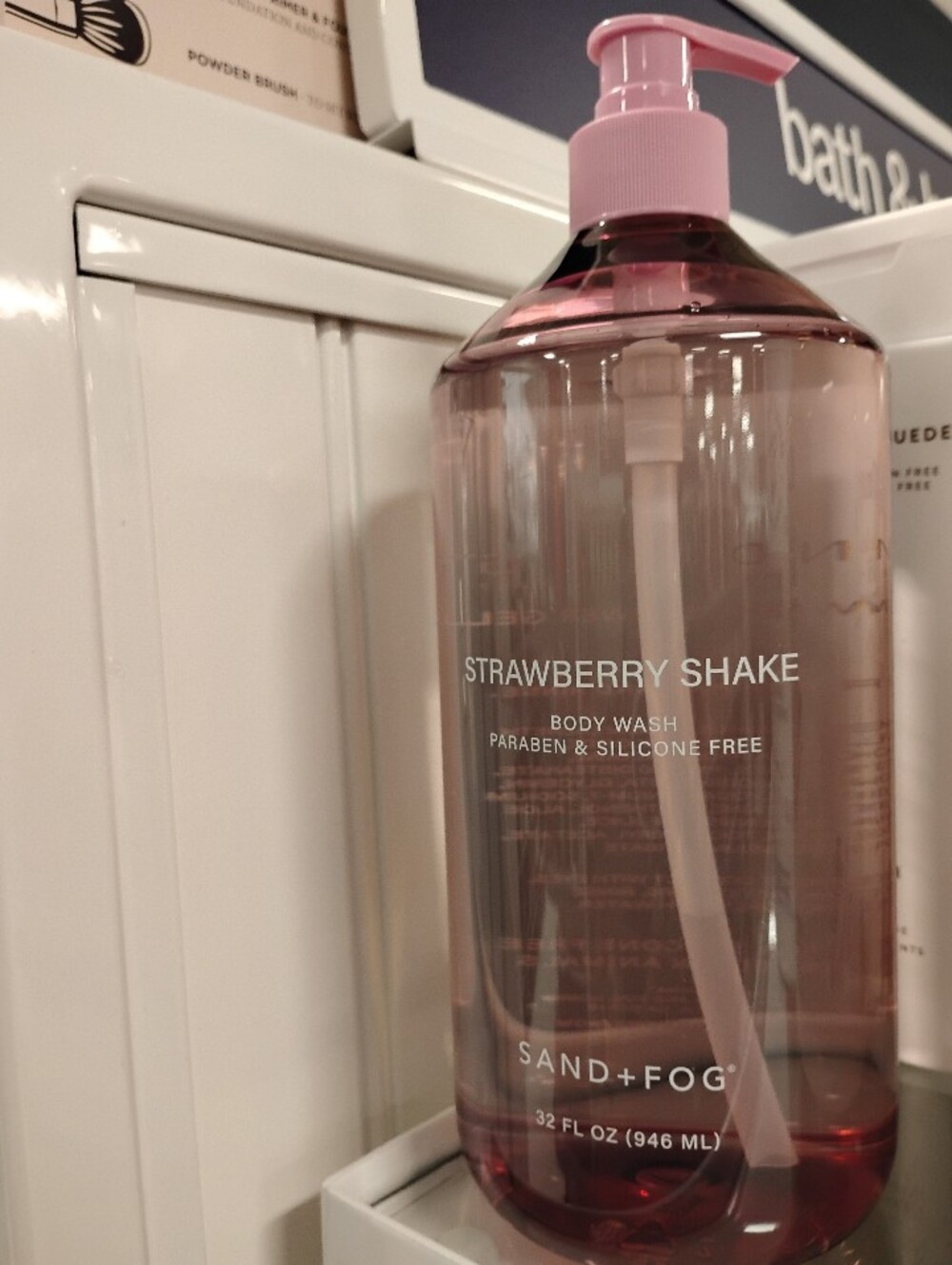 New Strawberry Shake Pink Body Wash